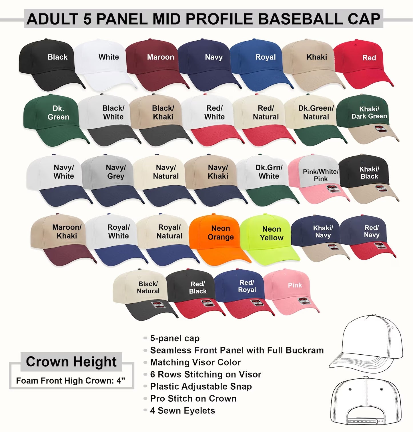 Custom Embroidered Hats, Personalized Dat Hat, Custom Text Hat, Mama Hats, Bachelor Trip Hat, Baseball Cap