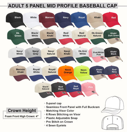 Custom Embroidered Hats, Personalized Dat Hat, Custom Text Hat, Mama Hats, Bachelor Trip Hat, Baseball Cap